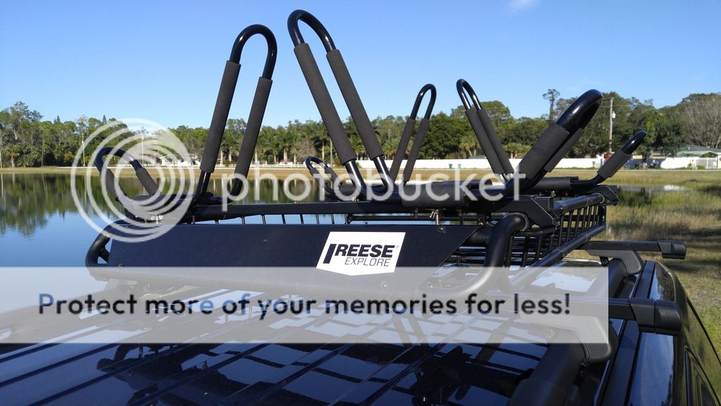 Kayak racks on roof basket. Jeep Patriot Forums